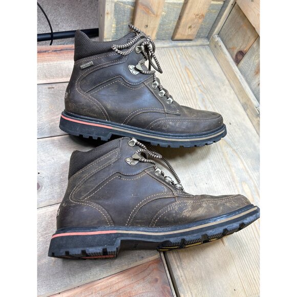 Rockport HydroShield US10 Brown Leather Waterproof Mens Boots Adiprene by Adidas - Picture 12 of 12